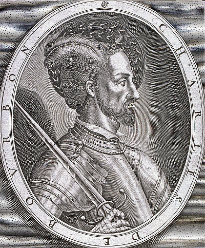 Charles III de Bourbon, gravure de Thomas de Leu